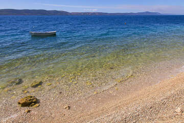 Živogošće - Mala Duba - oblázkové pláže, Makarská riviéra, Chorvatsko