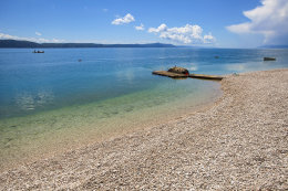 Živogošće - Mala Duba - oblázkové pláže, Makarská riviéra, Chorvatsko