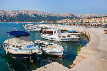 Baška, ostrov Krk, Chorvatsko