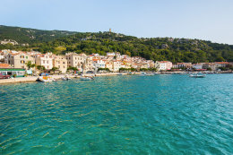 Baška, ostrov Krk, Chorvatsko