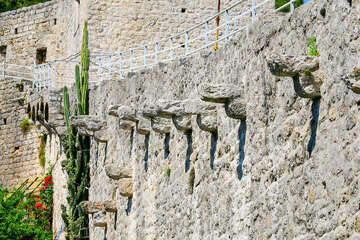 Opevnění Ston, poloostrov Pelješac, Chorvatsko