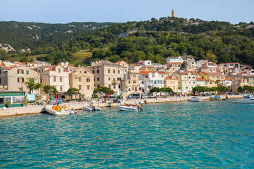 Baška, ostrov Krk, Chorvatsko