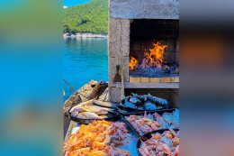 Apartmány Petar - gril u domu, severní zátoky ostrova Hvaru, Chorvatsko
