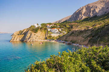 Apartmány Rajković - písčitooblázková pláž 200 m od domu, Pag-Bošana, ostrov Pag, Chorvatsko