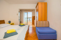 Studio A5, apartmány Val, Igrane, Makarská riviéra, Chorvatsko