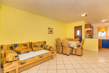 1R - apartmány Mira, Stará Novalja, ostrov Pag, Chorvatsko