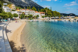 Apartmány Duje - nejbližší oblázková pláž, Igrane, Makarská riviéra, Chorvatsko