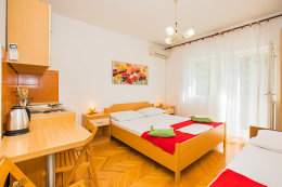 Studio A7, apartmány Val, Igrane, Makarská riviéra, Chorvatsko