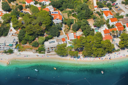 Živogošće - Mala Duba - letecký pohled, Makarská riviéra, Chorvatsko