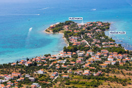 Sukošan - pláže - poloostrůvek, Zadarská riviéra, Chorvatsko