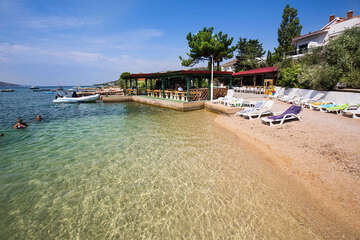 Apartmány Mima - nejbližší písčitooblázková pláž, Stara Novalja, ostrov Pag, Chorvatsko