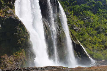 Vodopády Topoljski buk, řeka Krka, Chorvatsko
