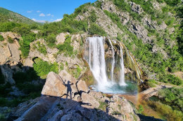 Vodopády Topoljski buk, řeka Krka, Chorvatsko