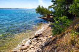 Apartmány Vedrana - malá pláž 80 m od domu, Tkon, ostrov Pašman, Chorvatsko