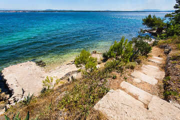 Apartmány Vedrana - molo ke koupání 80 m od domu, Tkon, ostrov Pašman, Chorvatsko