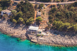 Apartmány Petar - letecký pohled, severní zátoky ostrova Hvaru, Chorvatsko