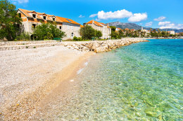 Apartmány Vanesa - oblázková pláž, Orebić, poloostrov Pelješac, Chorvatsko