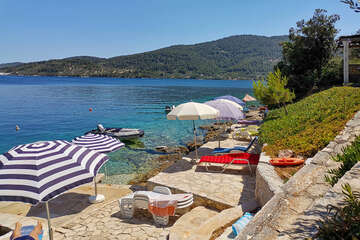 Apartmány Pelargonija - soukromá pláž pod domem, Mikulina Luka, Korčula, Chorvatsko