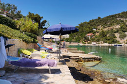 Apartmány Pelargonija - soukromá pláž pod domem, Mikulina Luka, Korčula, Chorvatsko