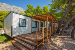 Mobilhome Blato typ "A" - U pláže 1. řada, Živogošće - Blato, Makarská riviéra, Chorvatsko
