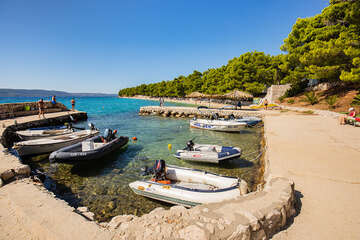 Mobilhome Blato - přístaviště pro čluny, Živogošće - Blato, Makarská riviéra, Chorvatsko
