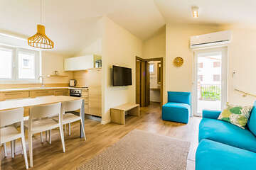 Apartmán typ "A (4+2)" pro 4–6 osob, 1. nebo 2. poschodí