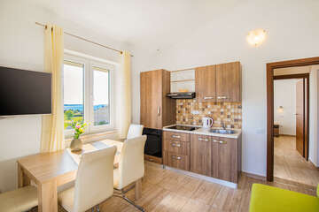 Apartmán typ "B (2+2)" pro 3–4 osoby, 1. nebo 2. poschodí