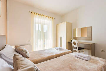 Apartmán typ "D (2+2)" pro 3–4 osoby, 1. poschodí