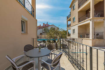 Apartmán typ "E (2+2)" pro 3–4 osoby, přízemí