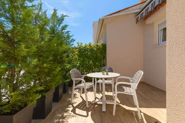 Studio typ "H (2+1)" pro 2–3 osoby, přízemí nebo 1. poschodí