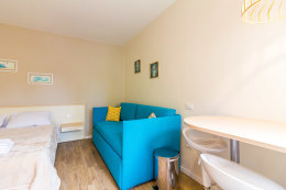 Studio typ "H (2+1)" pro 2–3 osoby, přízemí nebo 1. poschodí