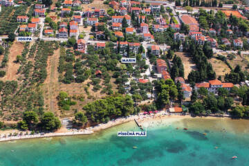 Apartmány Josipa - letecký pohled, Sv. Filip i Jakov, Chorvatsko