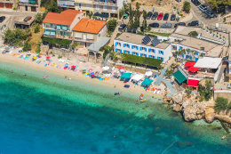 Letovisko Drašnice - letecký pohled, Makarská riviéra, Chorvatsko