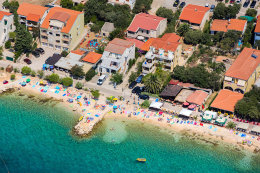 Apartmány Fran - oblázková pláž 330 m od domu, Mandre, ostrov Pag, Chorvatsko