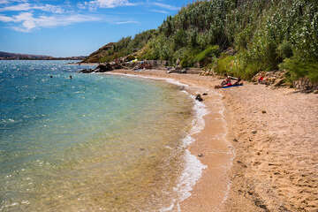 Apartmány Pag 11 - písčitooblázková pláž 260 m od domu, město Pag, ostrov Pag, Chorvatsko