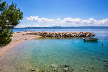 Apartmány Ivana - oblázková pláž, Brela, Makarská riviéra, Chorvatsko