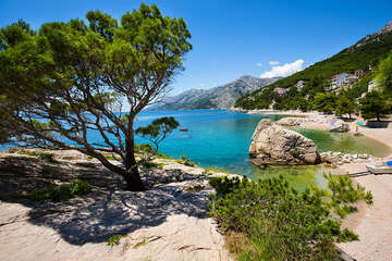 Apartmány Ivana - oblázková pláž, Brela, Makarská riviéra, Chorvatsko