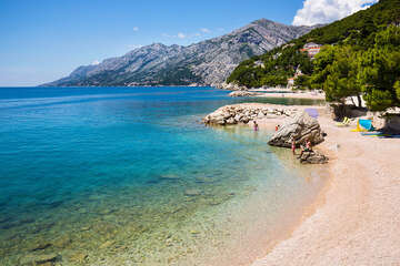 Apartmány Ivana - oblázková pláž, Brela, Makarská riviéra, Chorvatsko