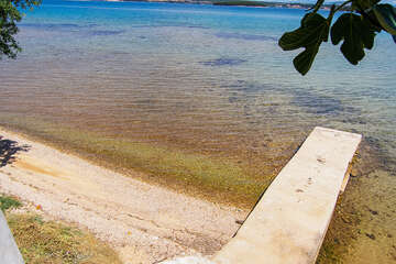 Penzion Magazin - pláž 50 m od domu, Tkon, ostrov Pašman, Chorvatsko