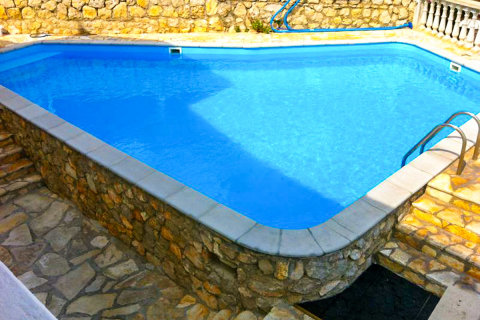 Apartmány Garden Resort-L - bazén u domu, Potočnica, ostrov Pag, Chorvatsko