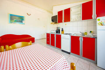 A3, apartmány Resort-R, Potočnica, Pag, Chorvatsko