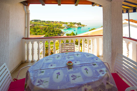 A3, apartmány Resort-R, Potočnica, Pag, Chorvatsko