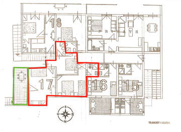 apartmány Maćina: apartmán A17 pre 4-7 osôb,<br />
1. poschodie
