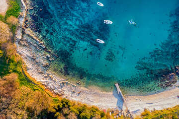 Apartmány Zelenika - oblázková pláž 140 m od domu, Pula, Istrie, Chorvatsko