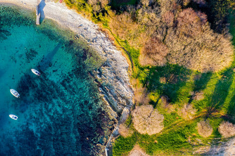 Apartmány Tradicija - oblázková pláž, Pula, Istrie, Chorvatsko