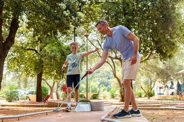 Mobilhome Oliva - minigolf, Rabac, Istrie, Chorvatsko