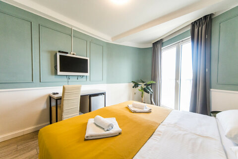 Dvoulůžkový pokoj, Hotel Plaža, město Pag, ostrov Pag, Chorvatsko