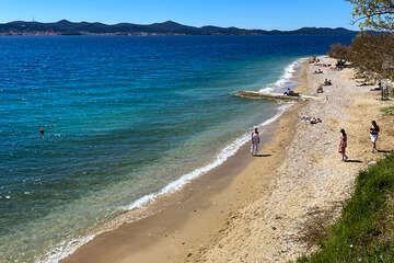 Zadar - pláže, Zadarská riviéra, Chorvatsko