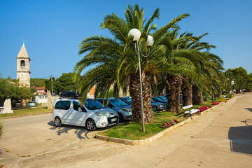 Kukljica - centrum, ostrov Ugljan, Chorvatsko