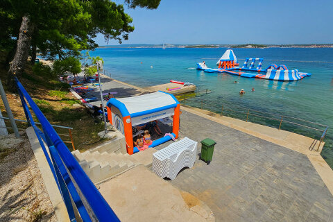 Apartmány Filip -  Južna plaža 150 m od domu, vodní atrakce, Tkon, ostrov Pašman, Chorvatsko